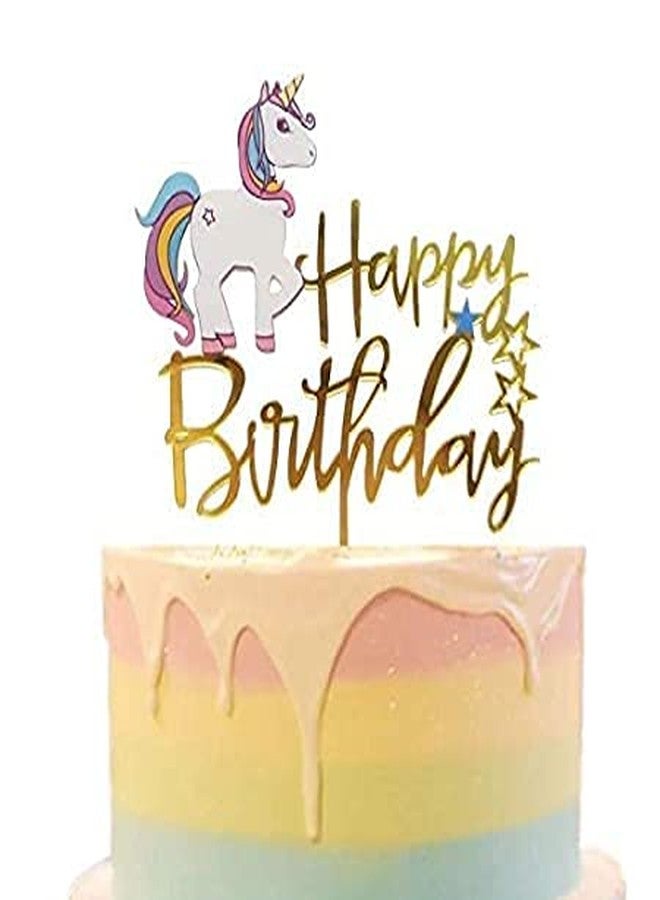 Missby® Theme Based Cake Topper (Unicorrn with Tail)